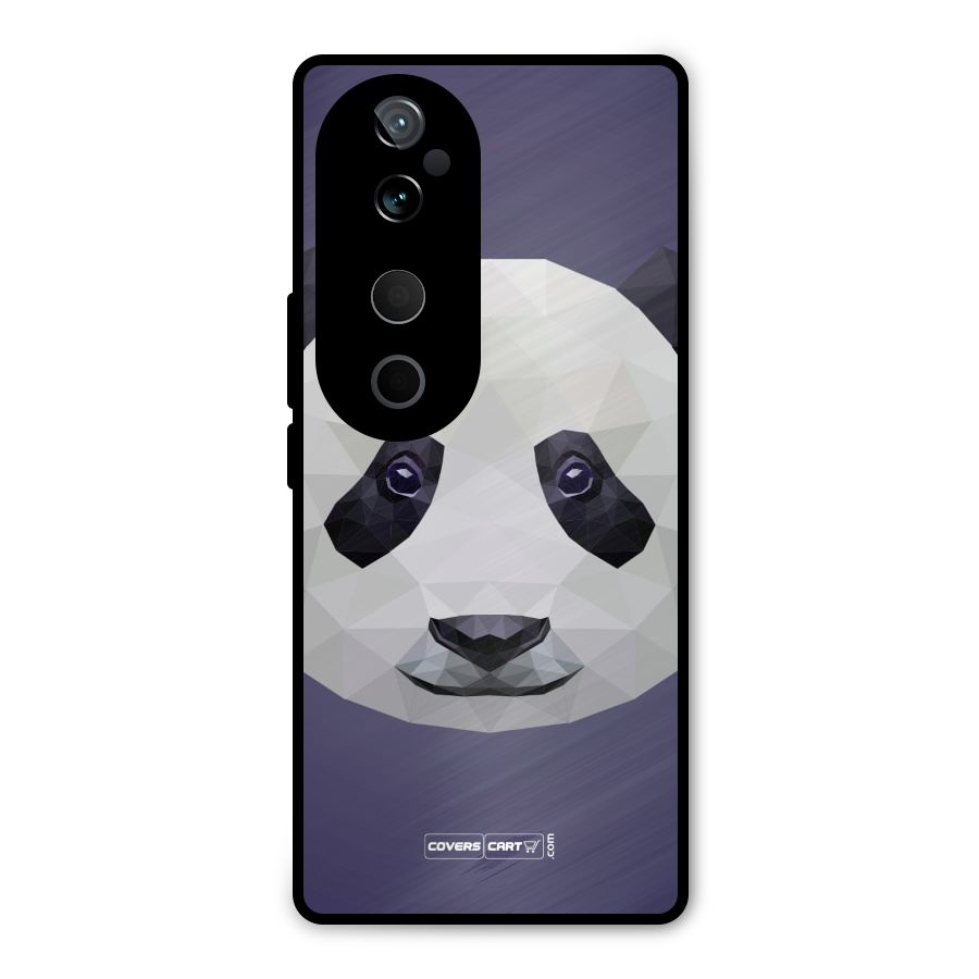 Polygon Panda Metal Back Case for Vivo T3 Ultra