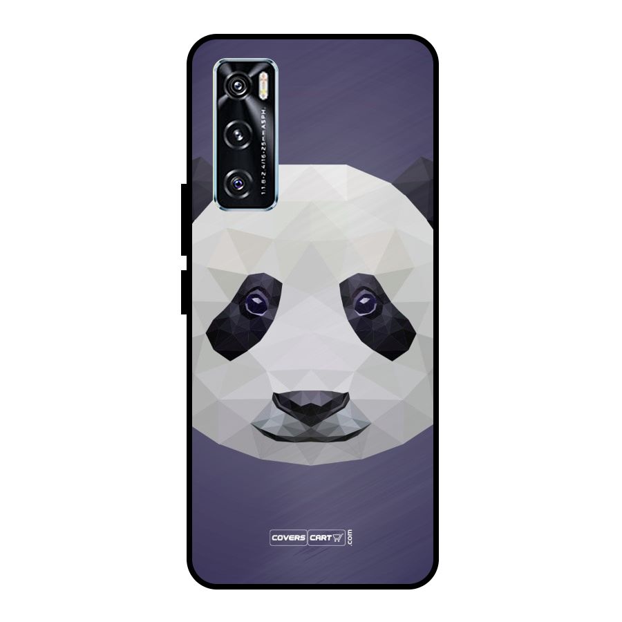 Polygon Panda Metal Back Case for Vivo V20 SE