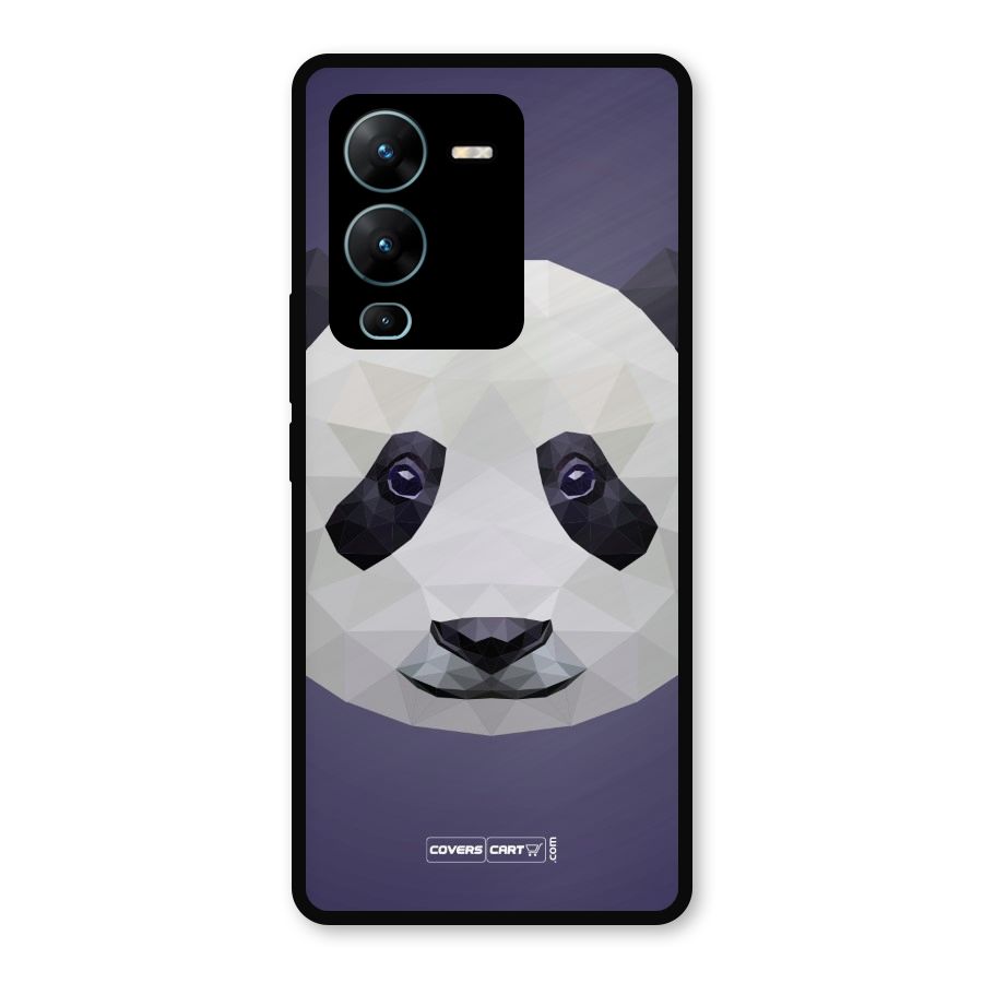 Polygon Panda Metal Back Case for Vivo V25 Pro