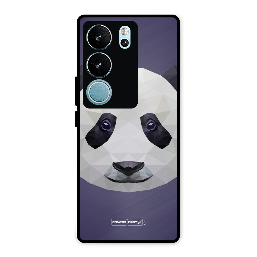 Polygon Panda Metal Back Case for Vivo V29 Pro