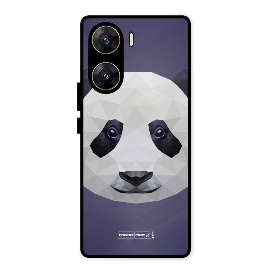 Polygon Panda Metal Back Case for Vivo V29e