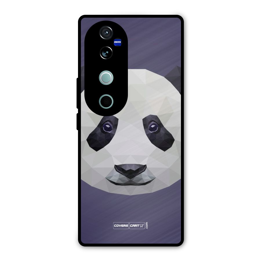 Polygon Panda Metal Back Case for Vivo V40 Pro