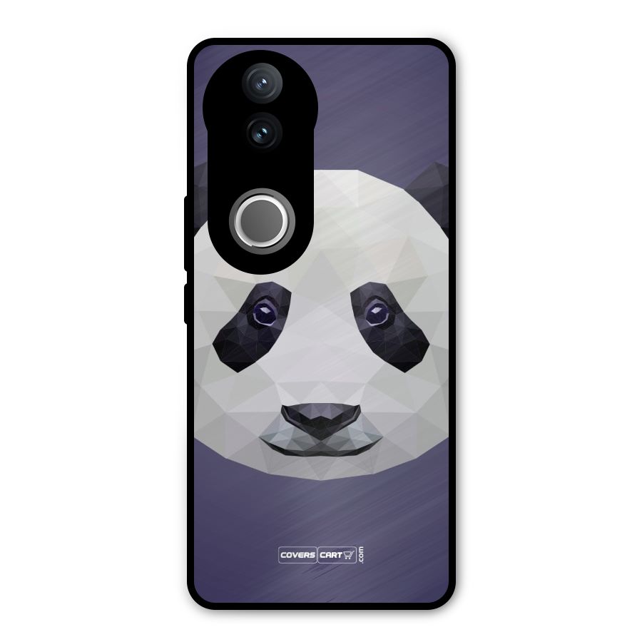 Polygon Panda Metal Back Case for Vivo V50e