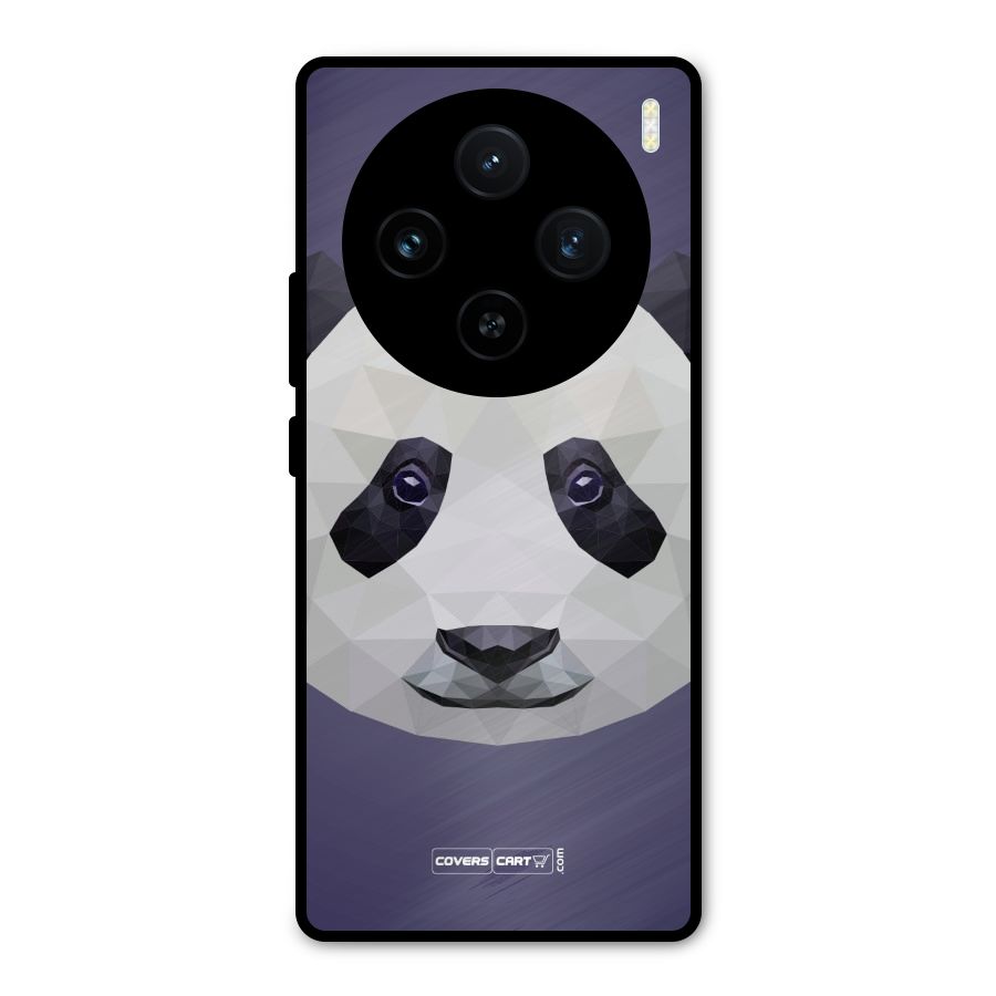 Polygon Panda Metal Back Case for Vivo X100
