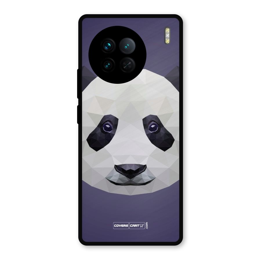 Polygon Panda Metal Back Case for Vivo X90