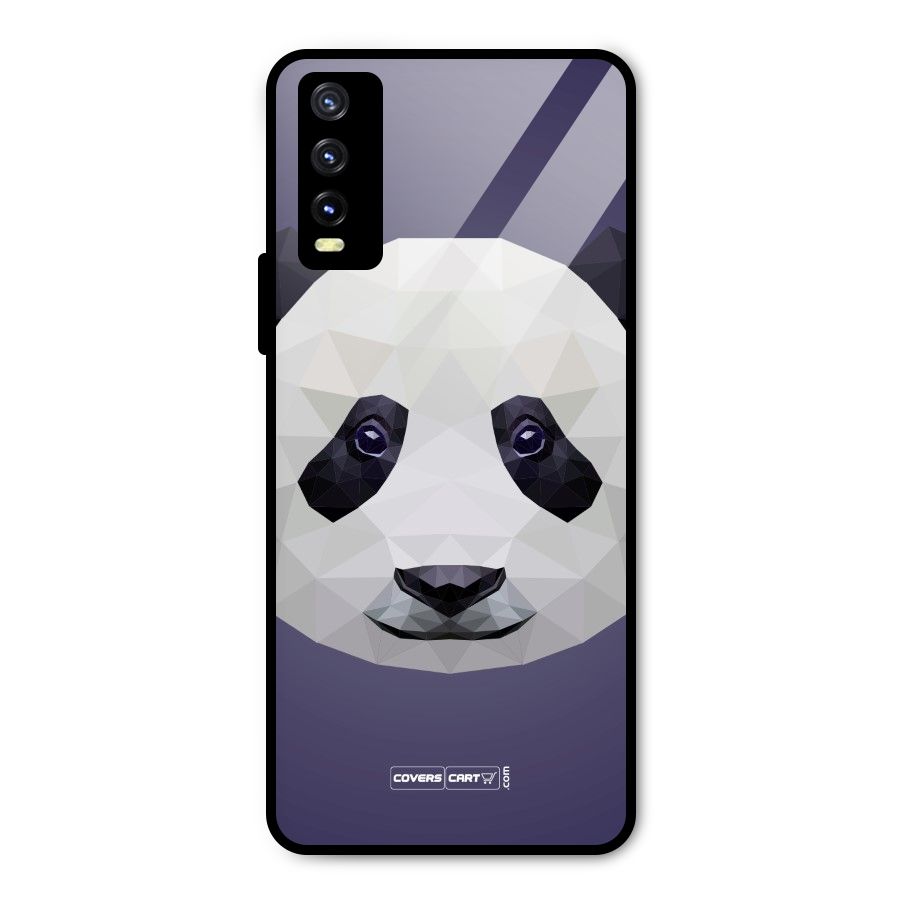 Polygon Panda Metal Back Case for Vivo Y20g