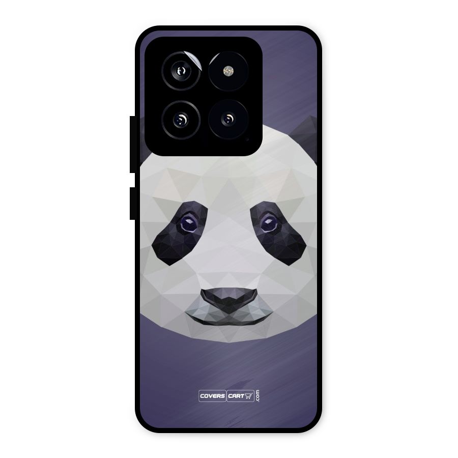 Polygon Panda Metal Back Case for Xiaomi 14