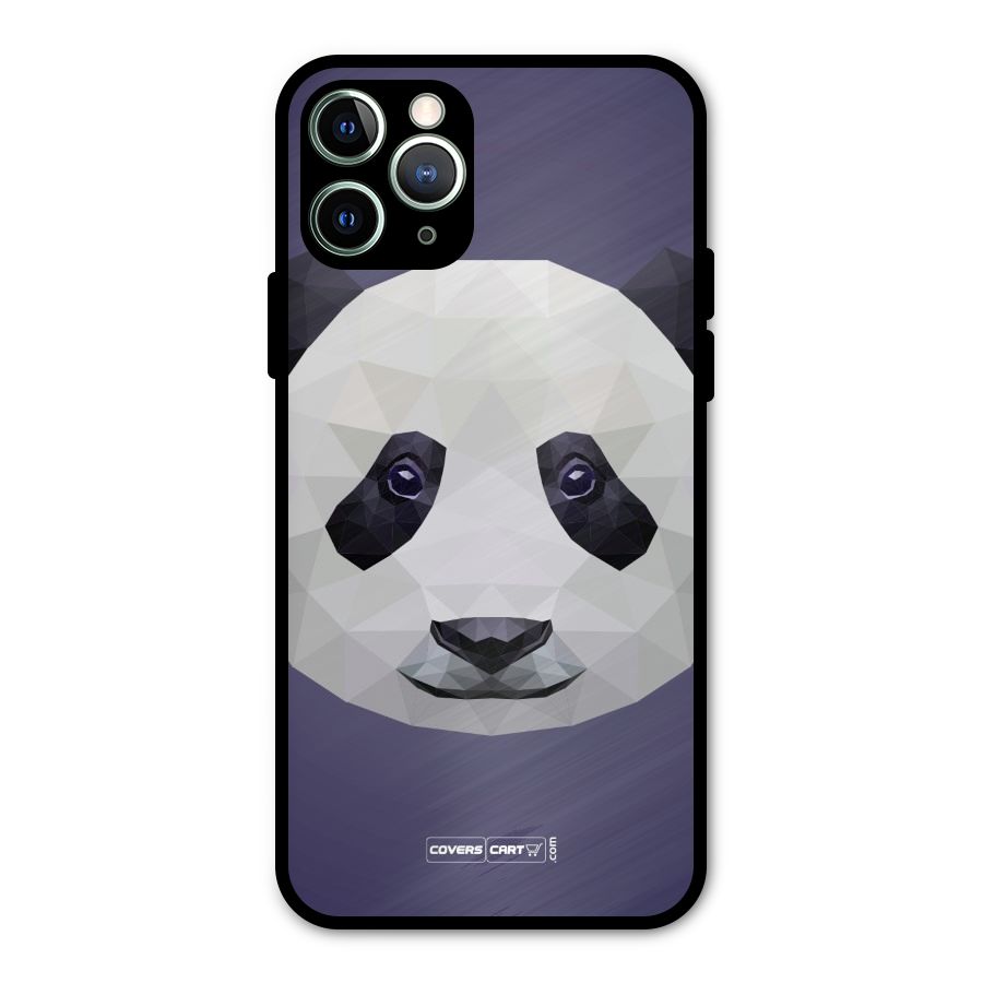 Polygon Panda Metal Back Case for iPhone 11 Pro Max