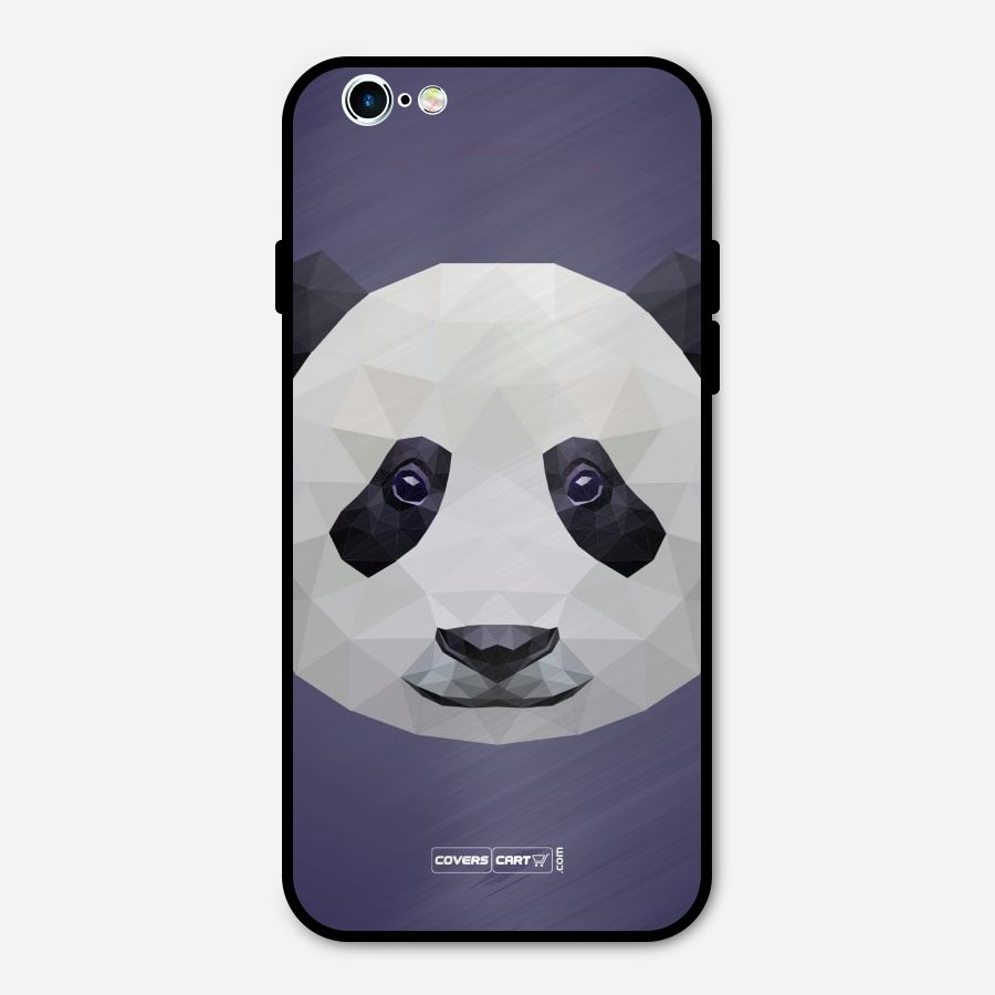 Polygon Panda Metal Back Case for iPhone 6 6s