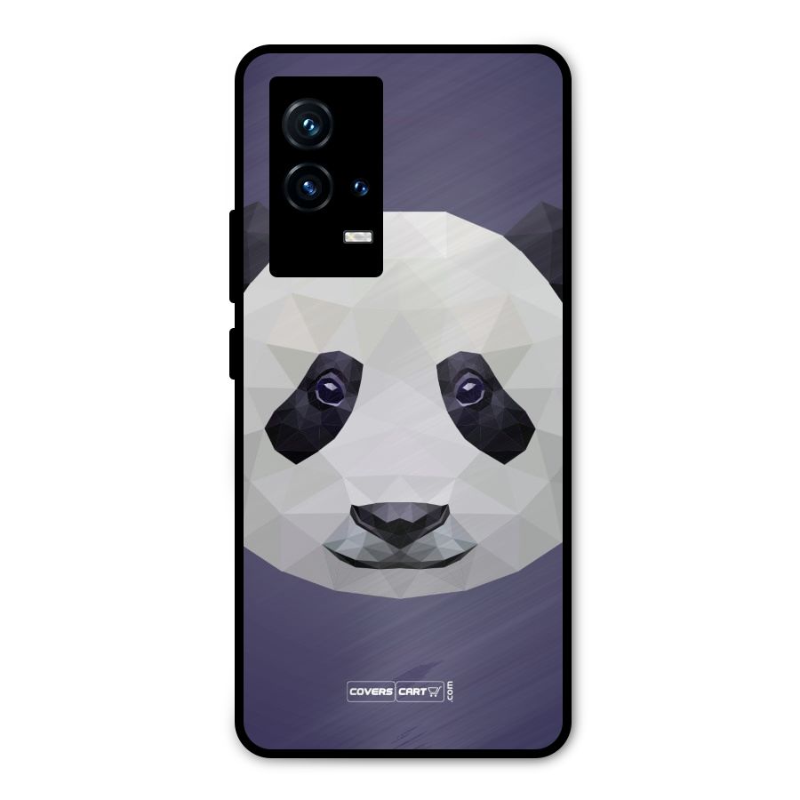 Polygon Panda Metal Back Case for iQOO 9 5G