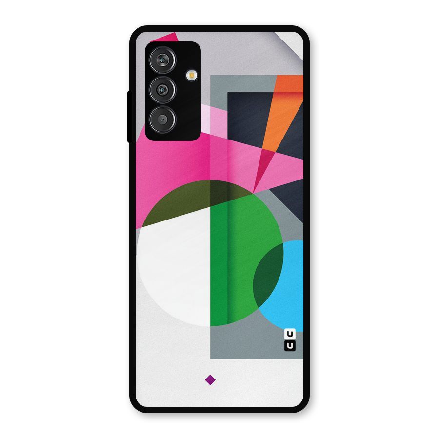 Polygons Cute Pattern Metal Back Case for Galaxy F13