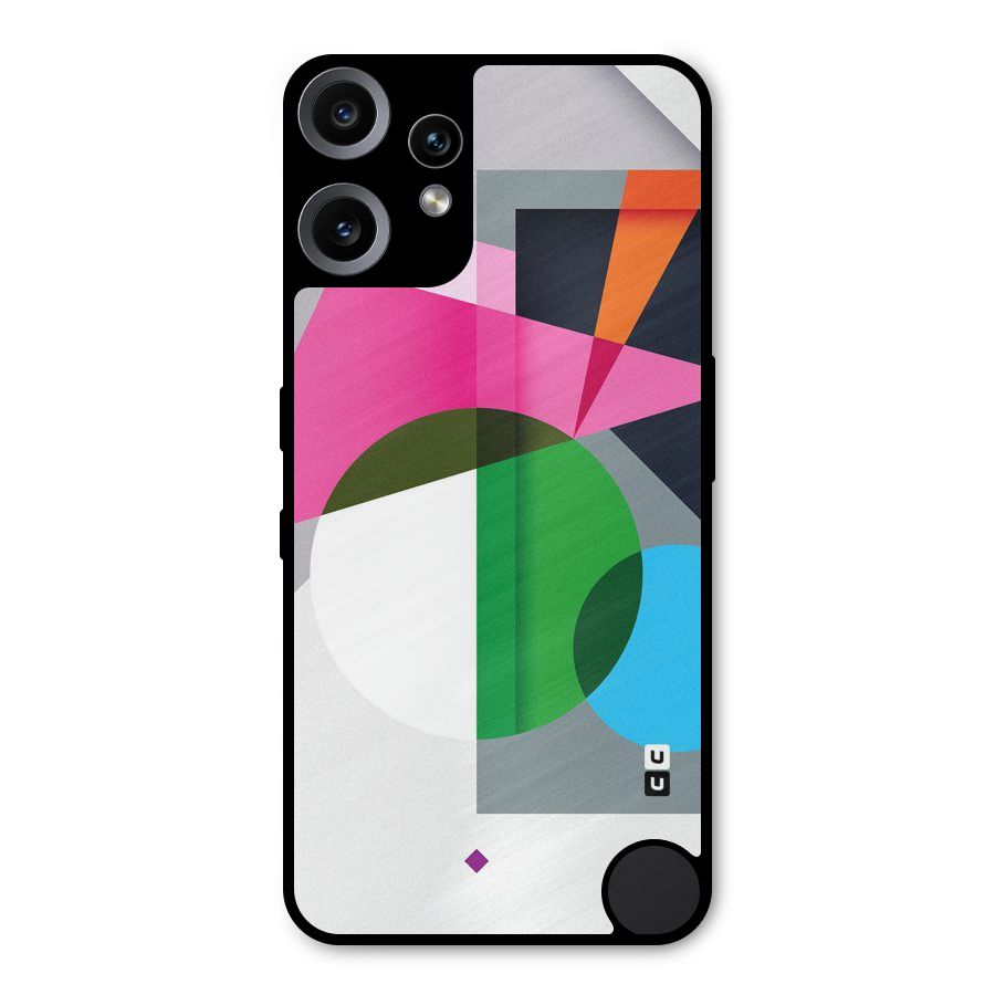 Polygons Cute Pattern Metal Back Case for Nothing CMF Phone 2 Pro