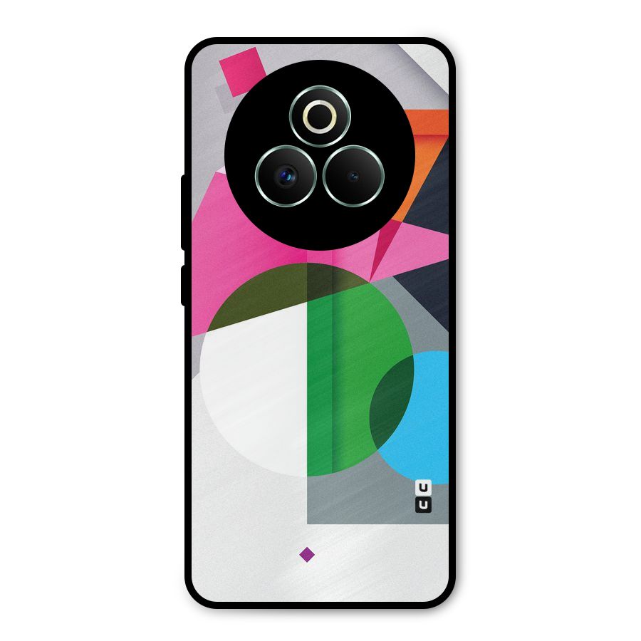 Polygons Cute Pattern Metal Back Case for Realme P3 Pro