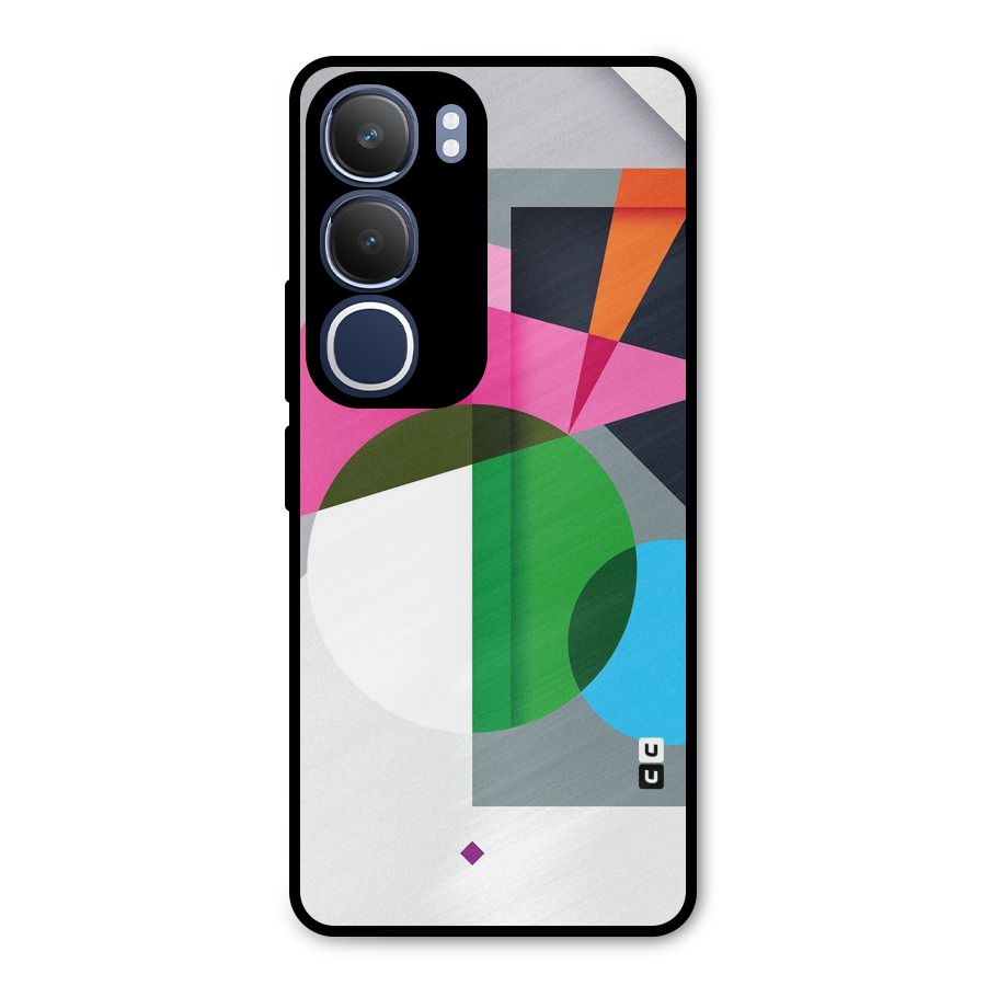 Polygons Cute Pattern Metal Back Case for Vivo Y29