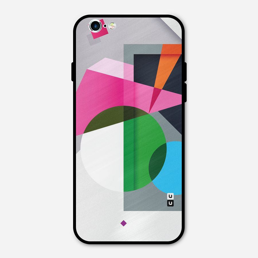 Polygons Cute Pattern Metal Back Case for iPhone 6 6s