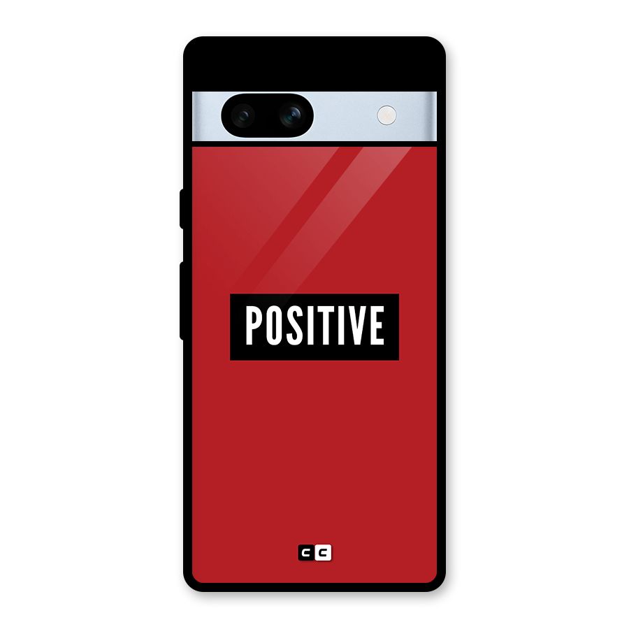 Positive Minimal Glass Back Case for Google Pixel 7a