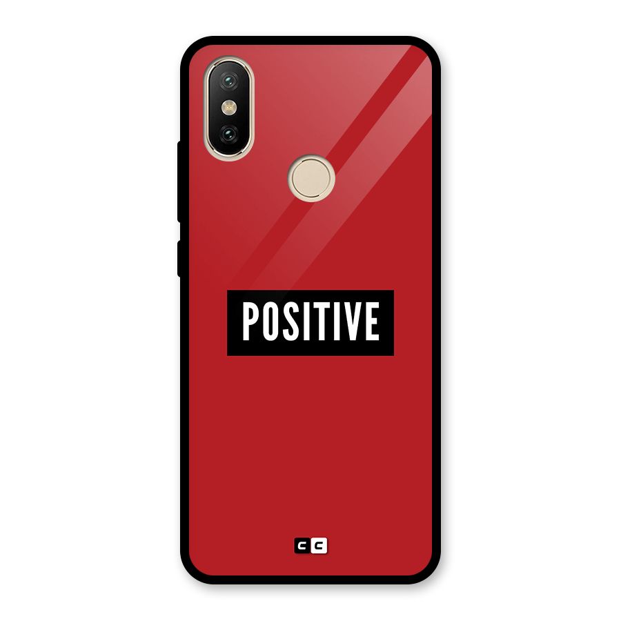 Positive Minimal Glass Back Case for Redmi A2