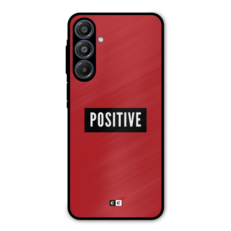 Positive Minimal Metal Back Case for Galaxy A16 5G