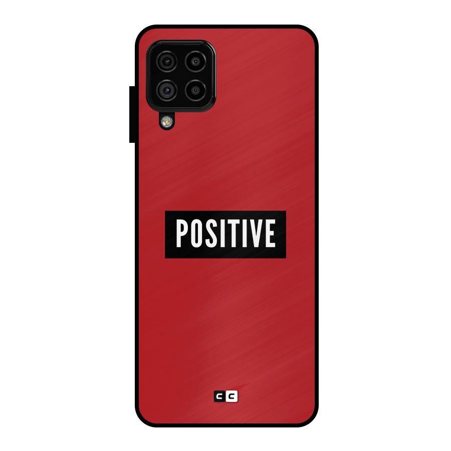 Positive Minimal Metal Back Case for Galaxy A22 4G