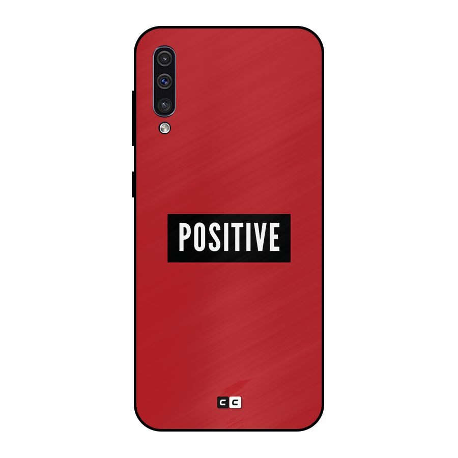 Positive Minimal Metal Back Case for Galaxy A50s