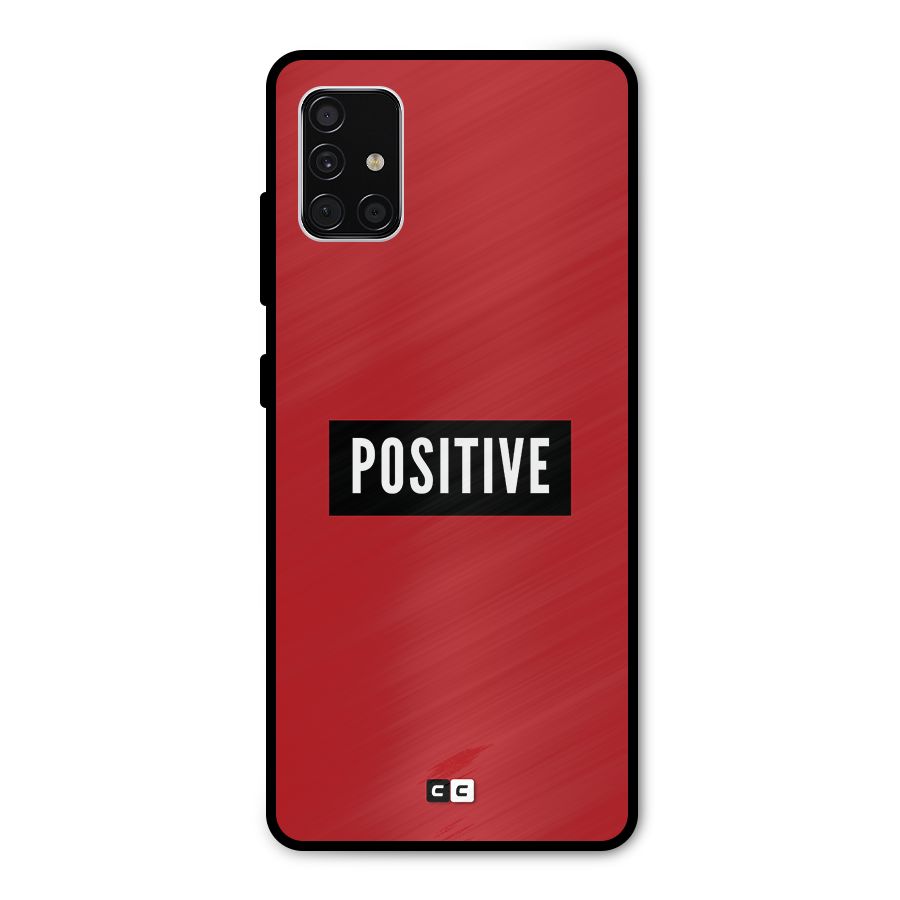 Positive Minimal Metal Back Case for Galaxy A51