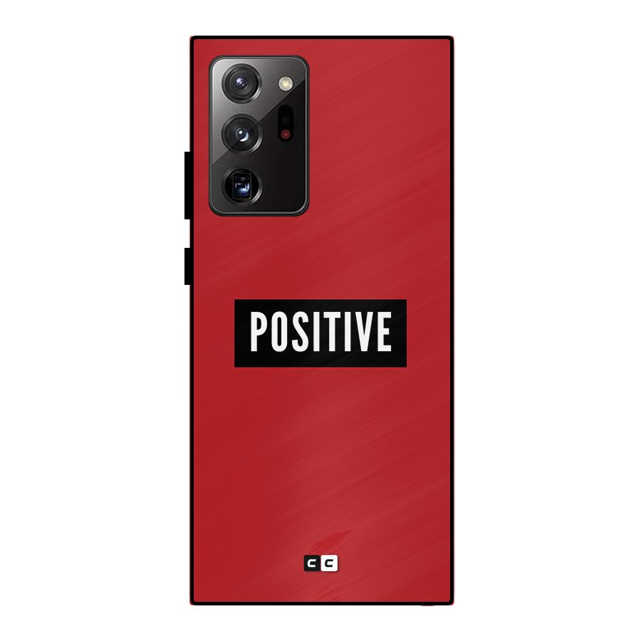 Positive Minimal Metal Back Case for Galaxy Note 20 Ultra