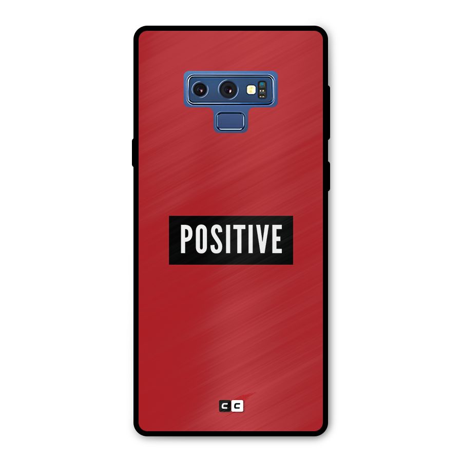 Positive Minimal Metal Back Case for Galaxy Note 9