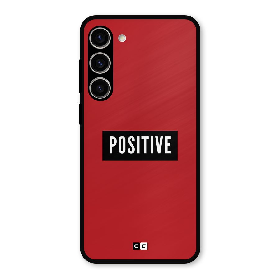 Positive Minimal Metal Back Case for Galaxy S23 Plus