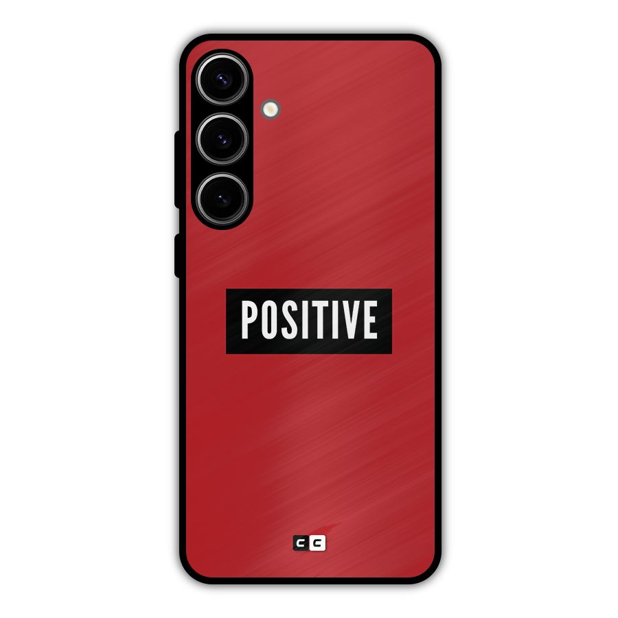Positive Minimal Metal Back Case for Galaxy S24 Plus