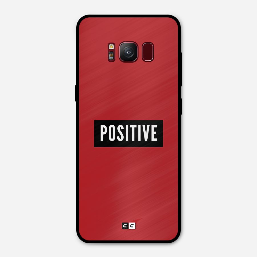 Positive Minimal Metal Back Case for Galaxy S8