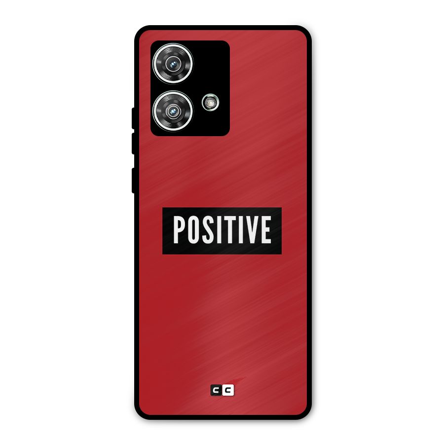 Positive Minimal Metal Back Case for Motorola Edge 40 Neo