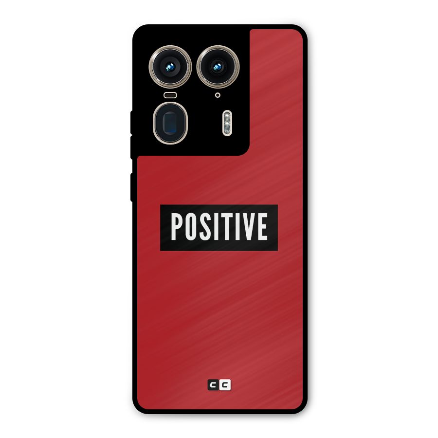 Positive Minimal Metal Back Case for Motorola Edge 50 Ultra