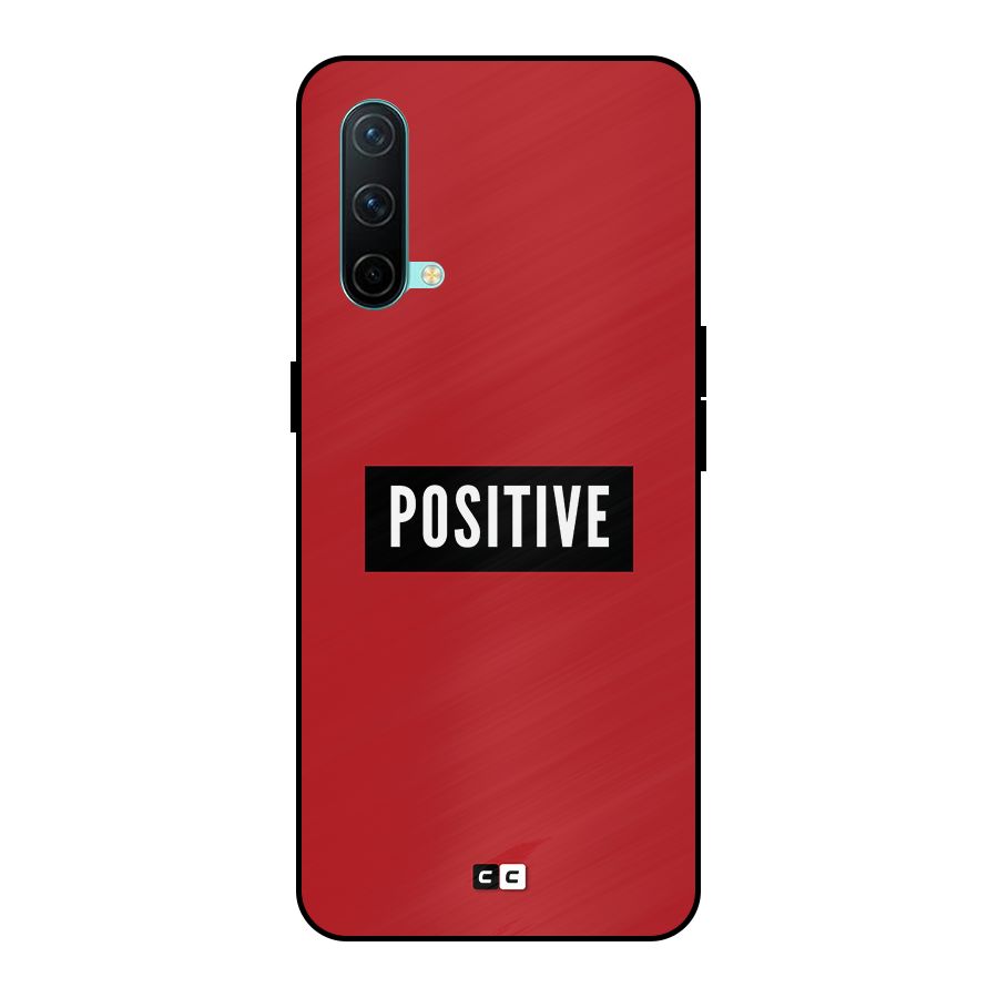 Positive Minimal Metal Back Case for OnePlus Nord CE 5G