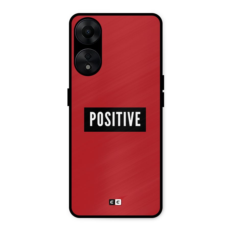 Positive Minimal Metal Back Case for Oppo A78 5G