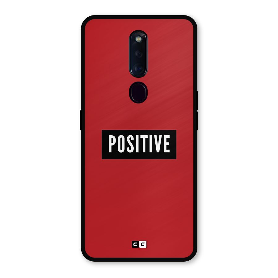 Positive Minimal Metal Back Case for Oppo F11 Pro