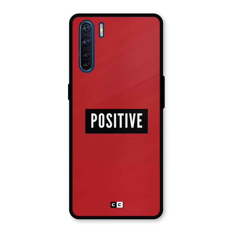 Positive Minimal Metal Back Case for Oppo F15