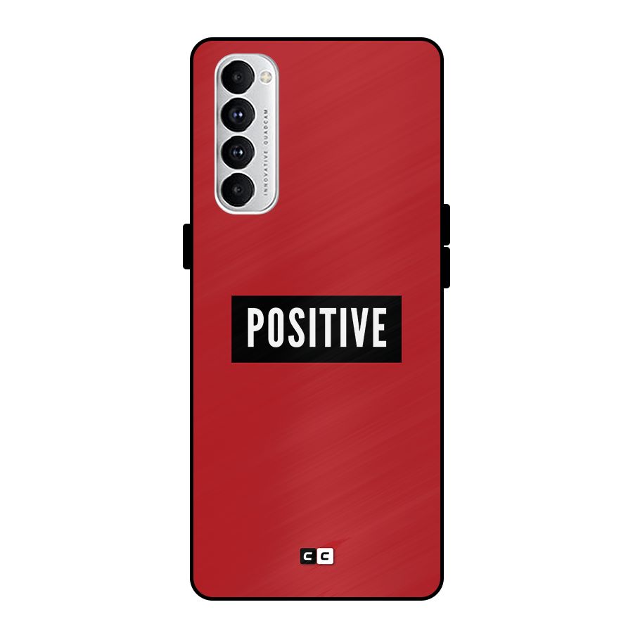 Positive Minimal Metal Back Case for Oppo Reno4 Pro