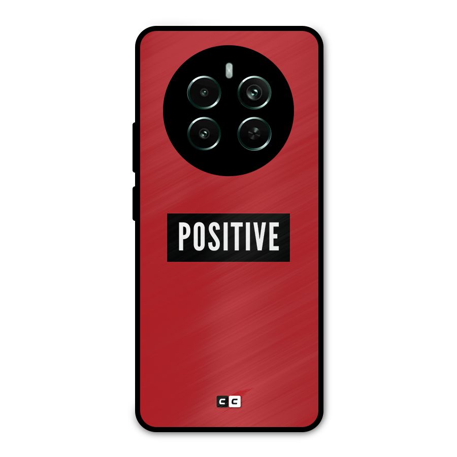 Positive Minimal Metal Back Case for Realme 12 Pro Plus