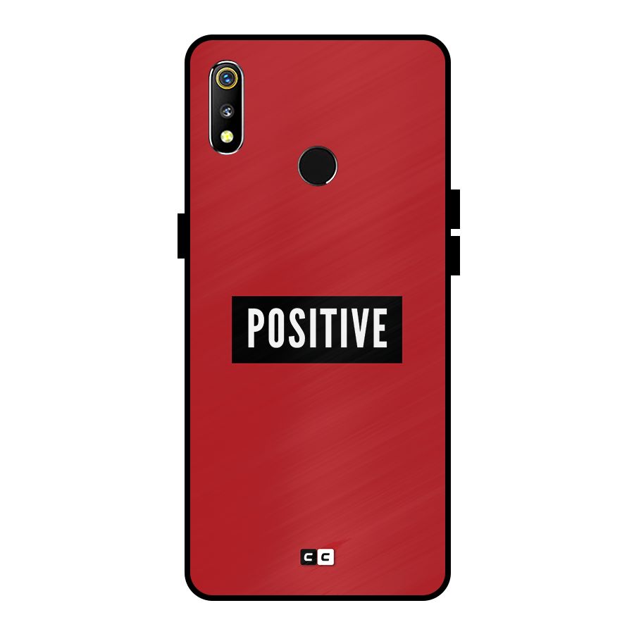Positive Minimal Metal Back Case for Realme 3i