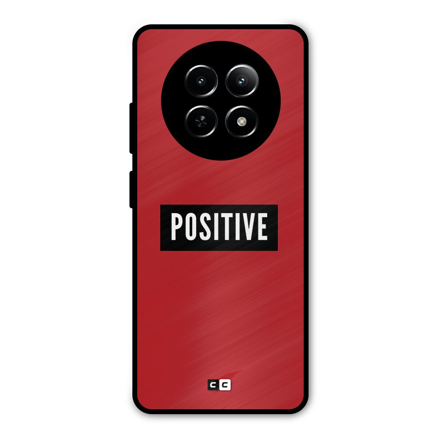 Positive Minimal Metal Back Case for Realme Narzo 70x 5G