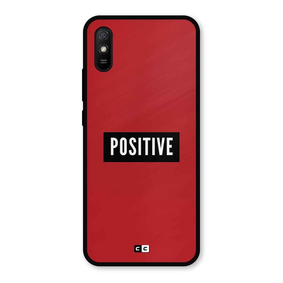 Positive Minimal Metal Back Case for Redmi 9i