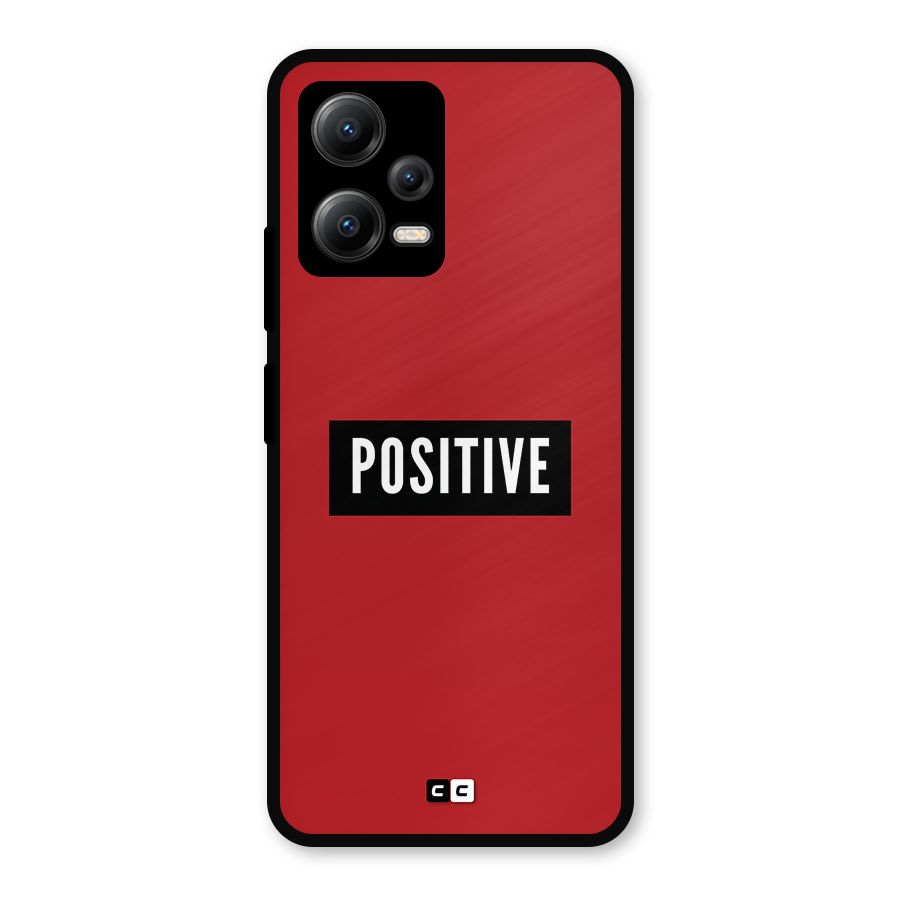 Positive Minimal Metal Back Case for Redmi Note 12 5G