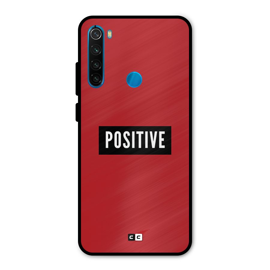 Positive Minimal Metal Back Case for Redmi Note 8