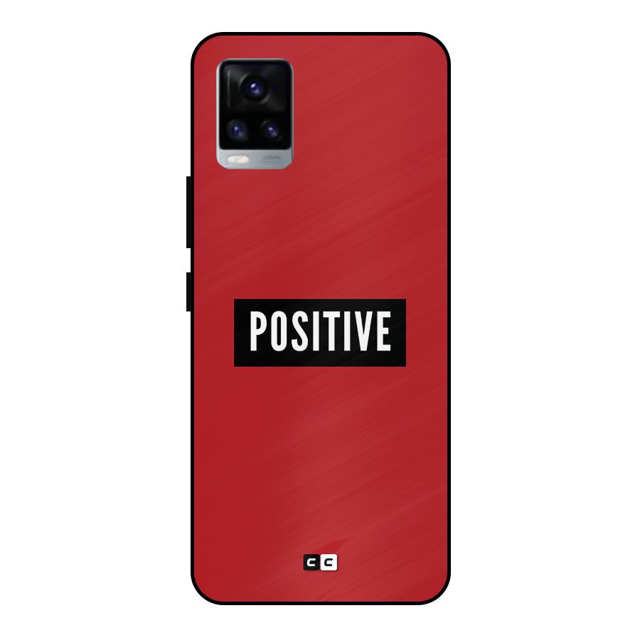 Positive Minimal Metal Back Case for Vivo V20 2021