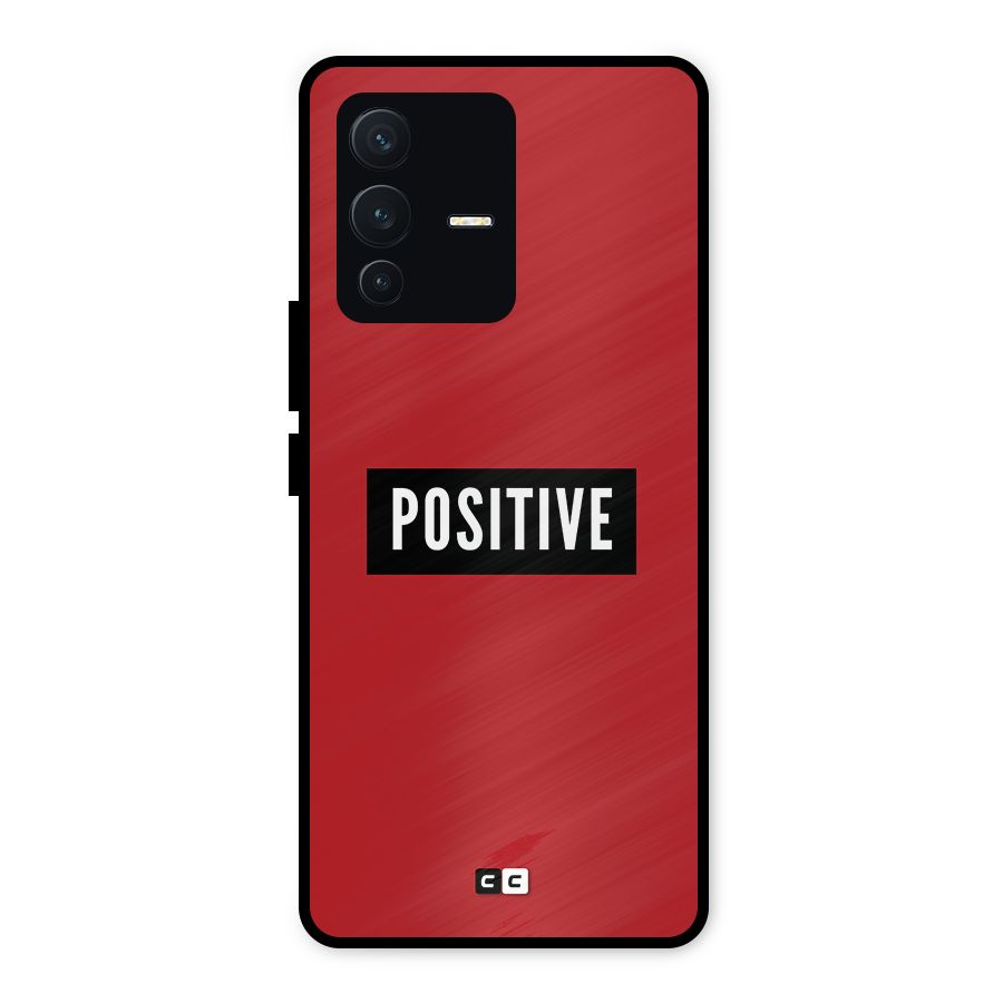 Positive Minimal Metal Back Case for Vivo V23 5G