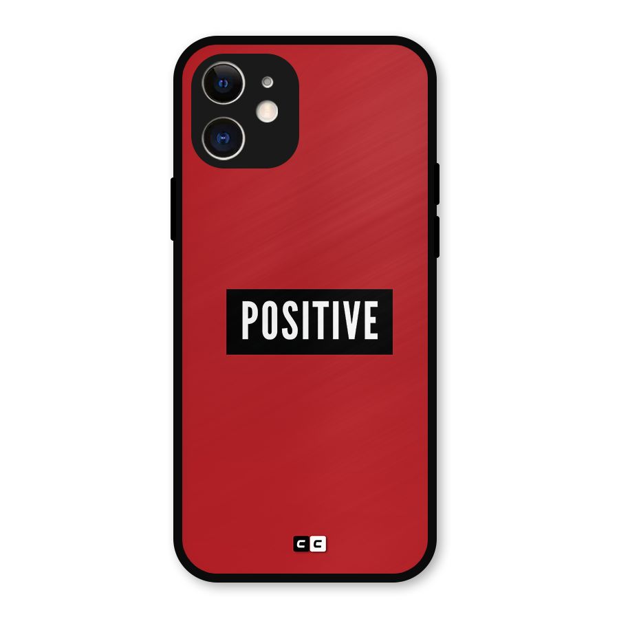 Positive Minimal Metal Back Case for iPhone 12