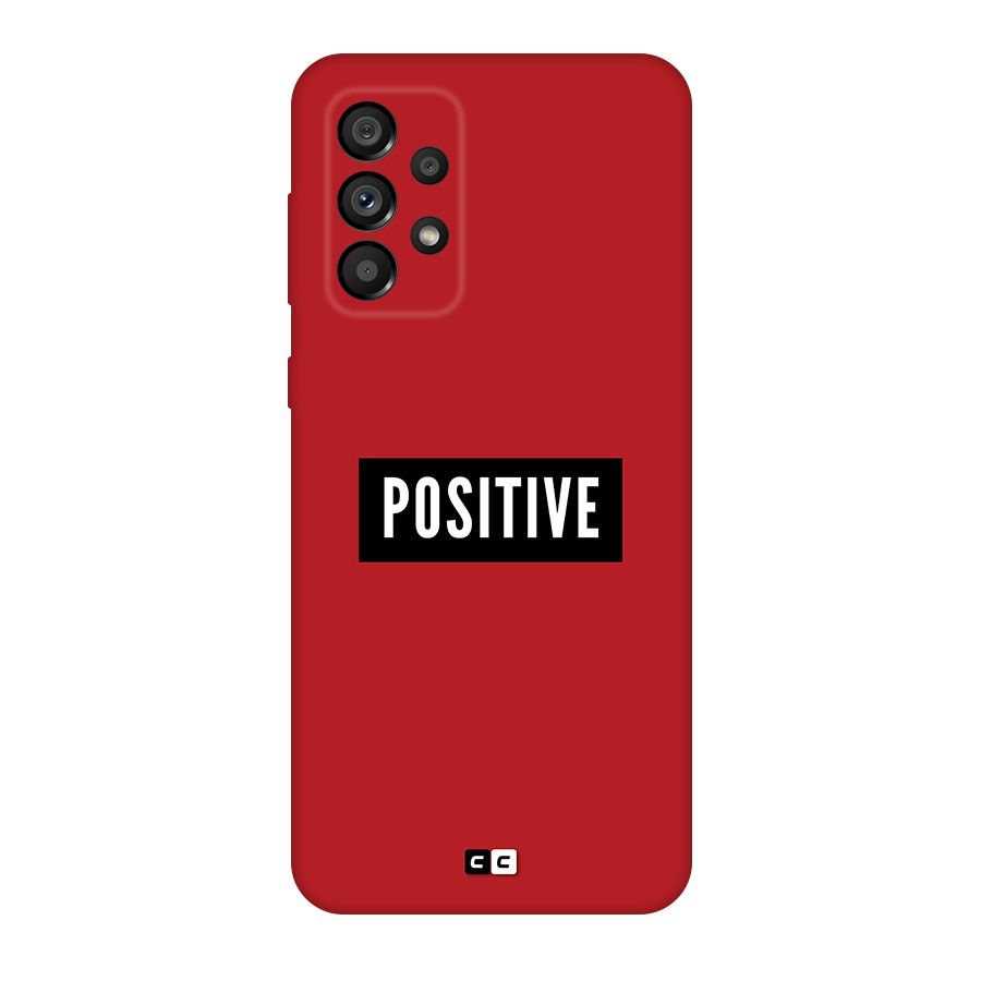 Positive Minimal Original Polycarbonate Back Case for Galaxy A73 5G