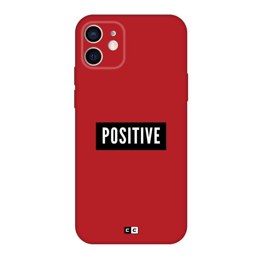 Positive Minimal Original Polycarbonate Back Case for iPhone 12
