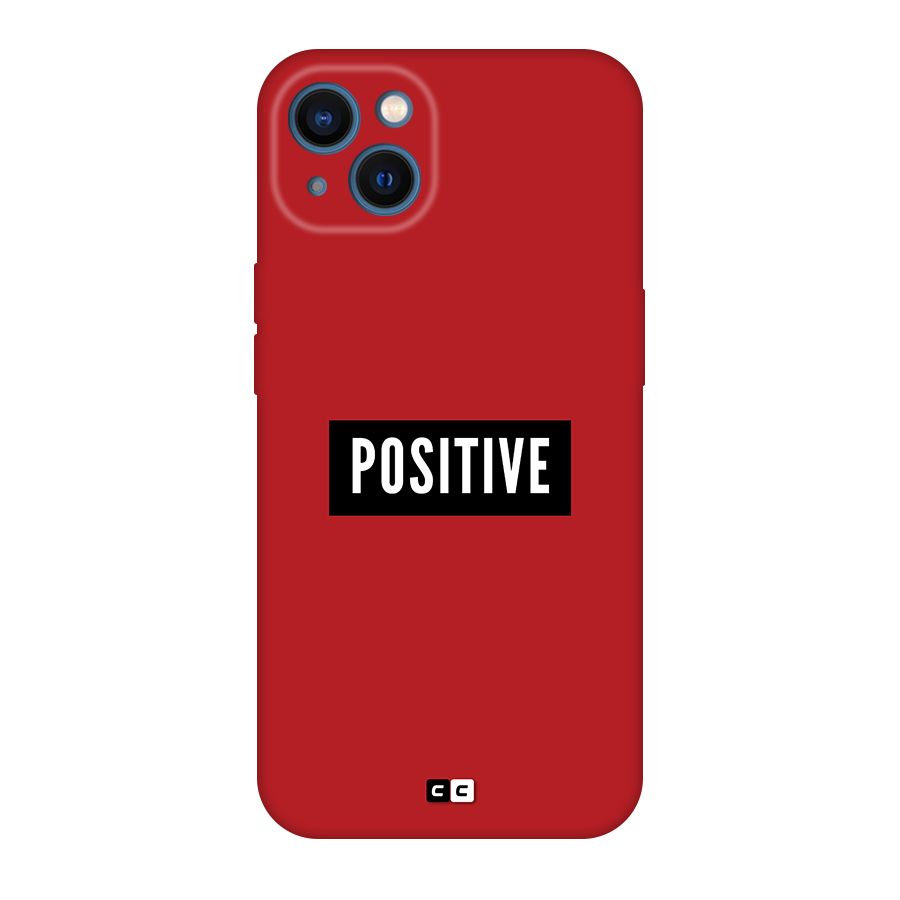 Positive Minimal Original Polycarbonate Back Case for iPhone 13