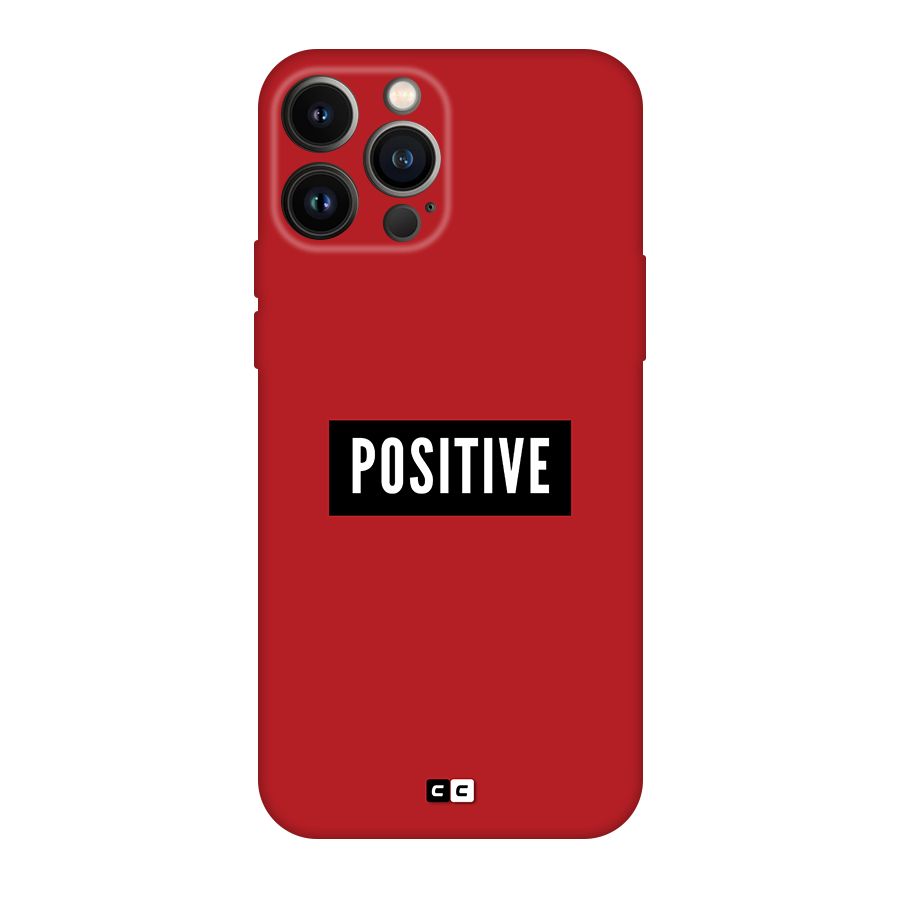 Positive Minimal Original Polycarbonate Back Case for iPhone 13 Pro Max